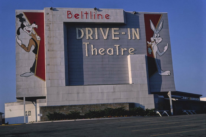 Beltline 3 Drive-In Theatre - Vintage Photo